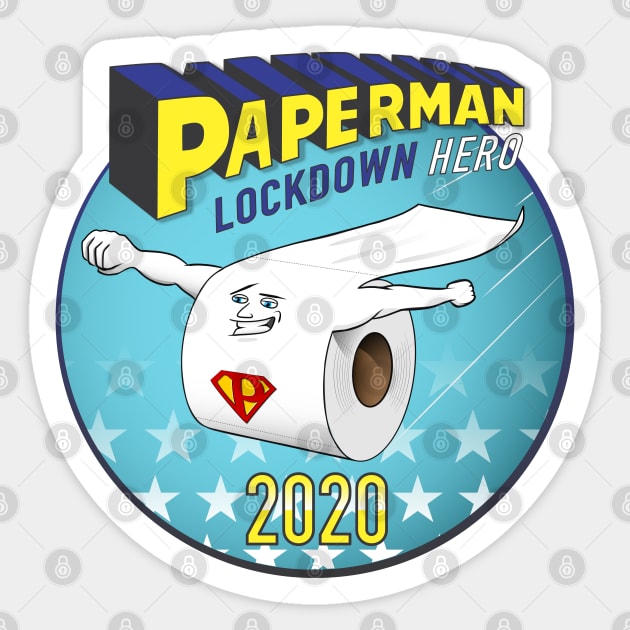 Paperman Sticker by Glap